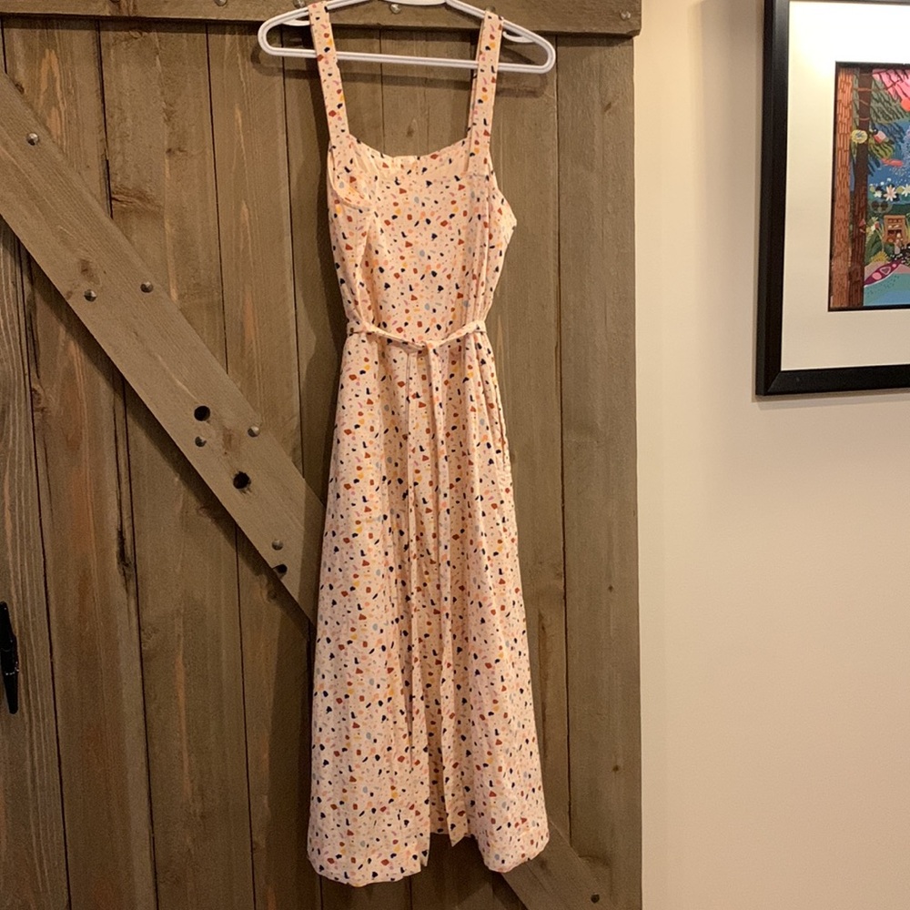 Madewell | Colourful Dotted Midi Dress - Picture 5 of 13